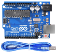Arduino Uno with USB cable