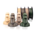 FILAMENT-PM PLA + Improved easily printable string Army Dusty Brown 1.75 mm 1 kg Filament PM