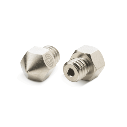 MK8 Poniklovaná měděná tryska 0,8 mm - 1 ks