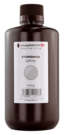 Copymaster3D Standardní UV Pryskyřice - 1 kg - Bílá