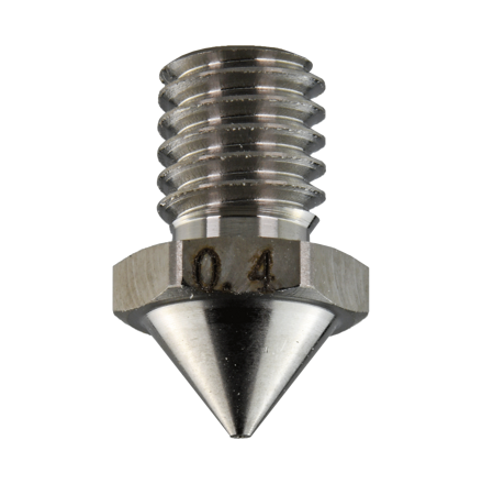 Flashforge Creator 3 Pro / Creator 4 Ocelová tryska - 0.4 mm