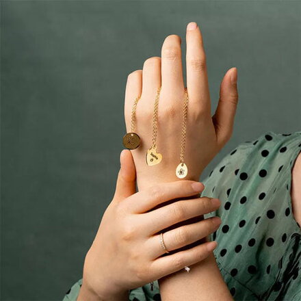 xTool Srdíčkový přívěsek – zlaté, stříbrné a růžově zlaté provedení – 30 kusů