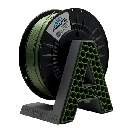 Filament AURAPOL PLA EVERGREEN MOSS 1,75 mm 1 kg.