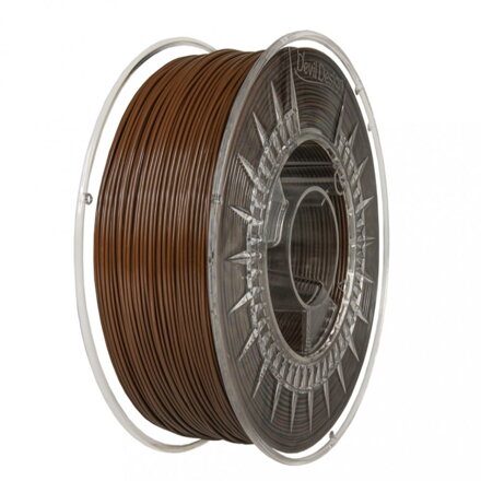 Filament DEVIL DESIGN PLA TMAVĚ HNĚDÁ 1,75 mm 1 kg.