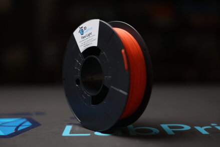 Filament 3DLabPrint FLEXI LIGHT LW ORANGE 1,75 mm 330 g.