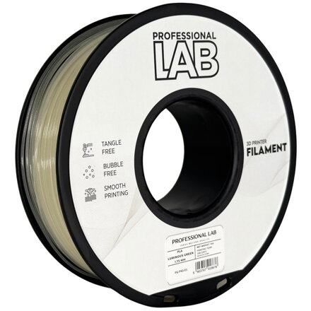 Filament PROFESSIONAL LAB PLA SVÍTICÍ ZELENÁ 1,75 mm 1 kg