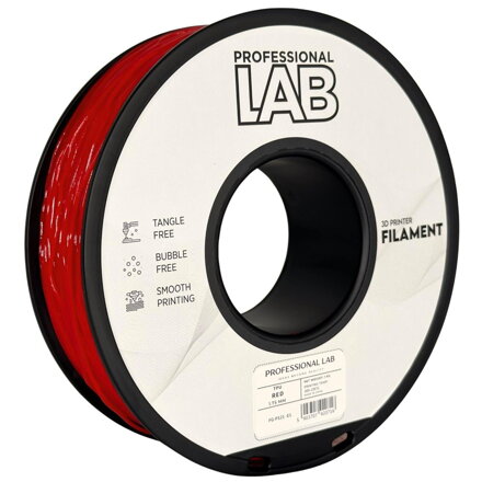 Filament PROFESSIONAL LAB TPU ČERVENÁ 1,75 mm 1 kg