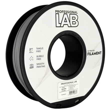 Filament PROFESSIONAL LAB PLA+ STŘÍBRNÁ 1,75 mm 1 kg