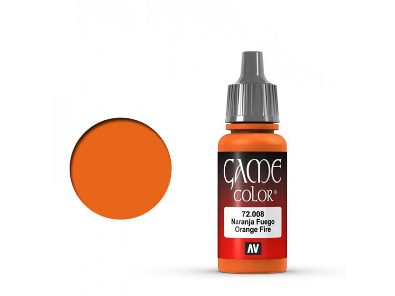 Vallejo Game Color 72008 Orange Fire (17 ml)
