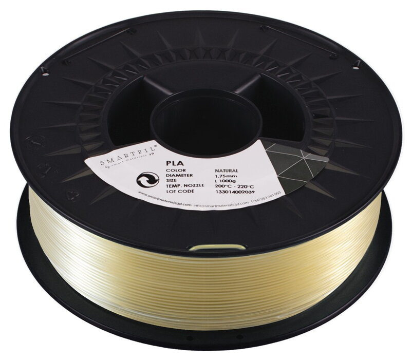 PLA filament přírodní 1,75 mm Smartfil 1kg