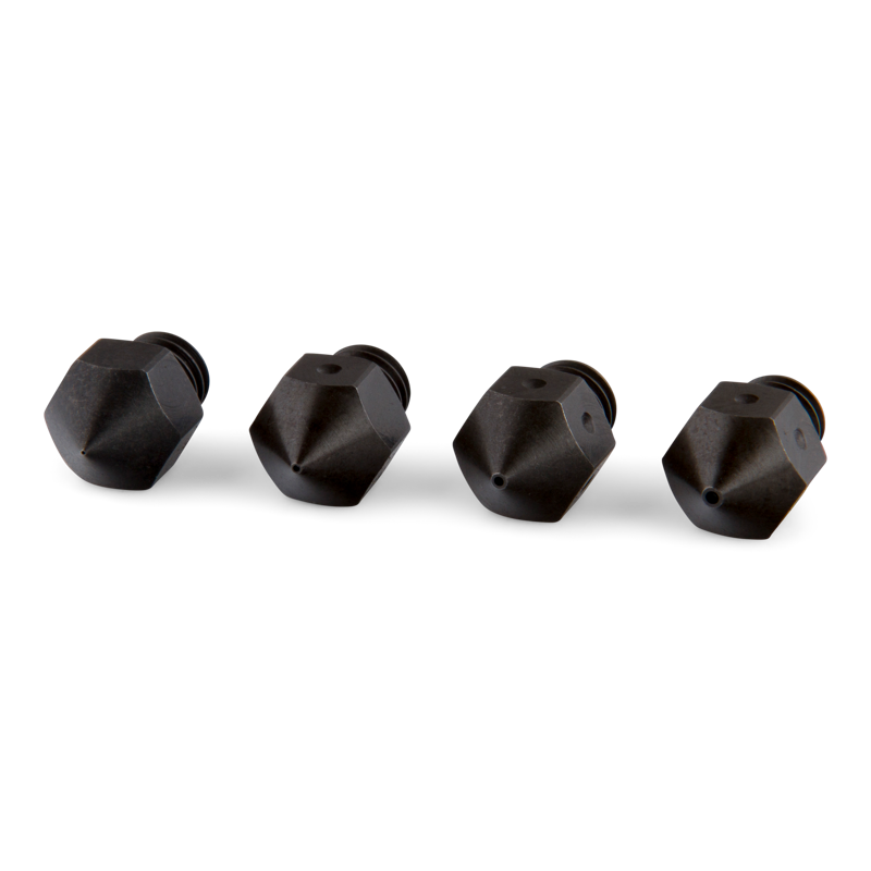 Sada tvrzených trysek MK8 různých velikostí - 4 ks (0.20 mm/0.40 mm/0.60 mm/0.80 mm)