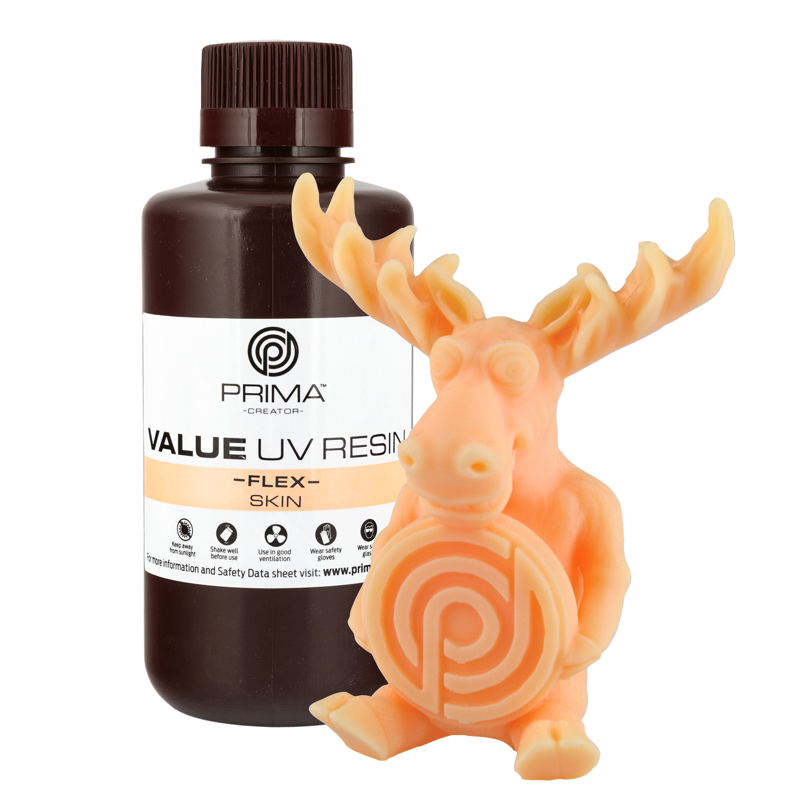 PrimaCreator Value Flex UV pryskyřice - 500 g - Pleťová