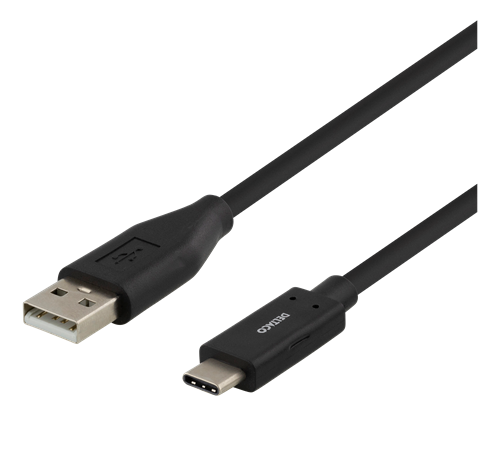Deltaco USB kabel – 1 m – A-C
