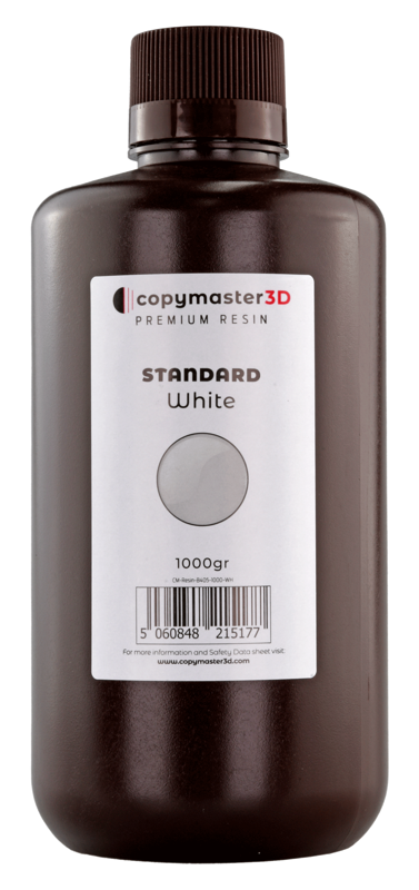 Copymaster3D Standardní UV Pryskyřice - 1 kg - Bílá