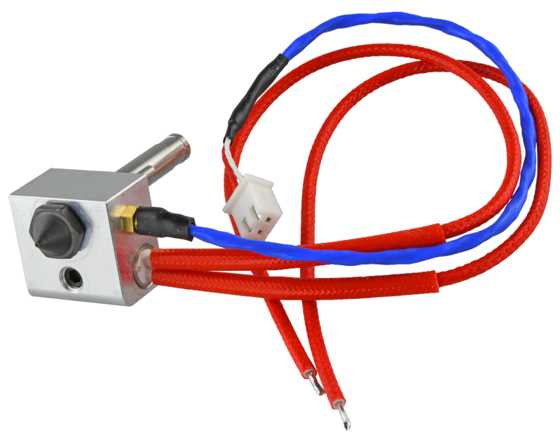 Pravá sestava hot-endu pro Flashforge Creator 3 Pro z kalené oceli, 0,4 mm