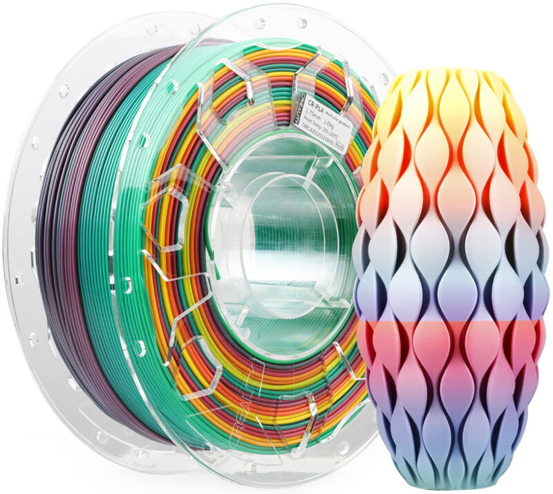 Creality CR-PLA Filament – 1,75 mm – 1 kg – Duhový