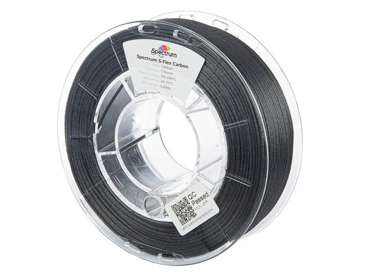 Filament SPECTRUM S-FLEX CARBON ČERNÁ 1,75 mm 0,5 kg