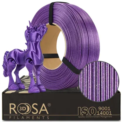 ReFill ROSA3D PLA GALAXY FIALOVÁ 1,75 mm 1 kg