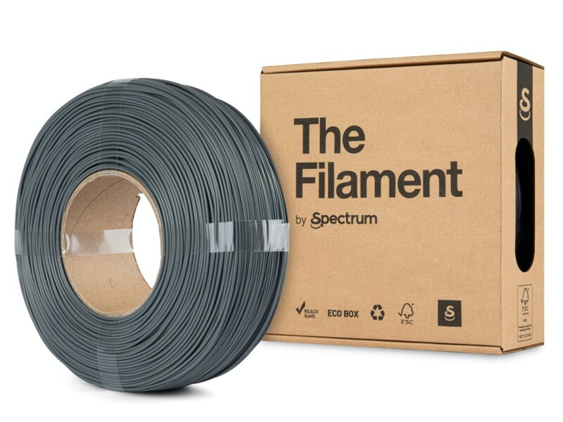 ReFill TheFilament PETG ŠEDÁ "BASALT" 1,75 mm 1 kg