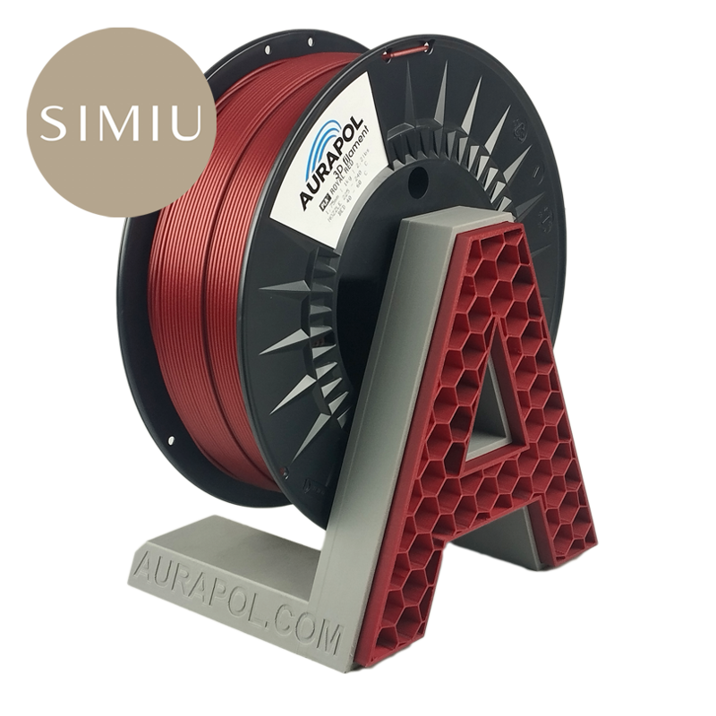 Filament AURAPOL PLA ROYAL RED 1,75 mm 1 kg.