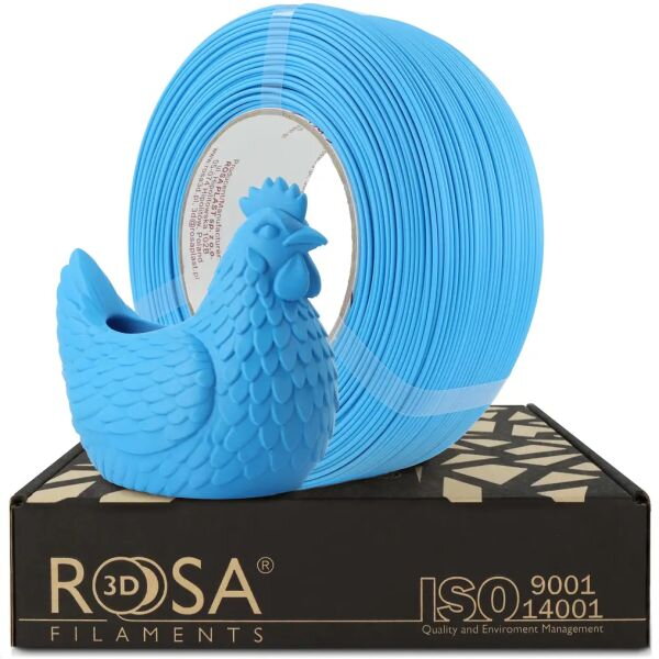 ReFill ROSA3D PLA SPEED MATT MODRÁ "CLEAR" 1,75 mm 1 kg