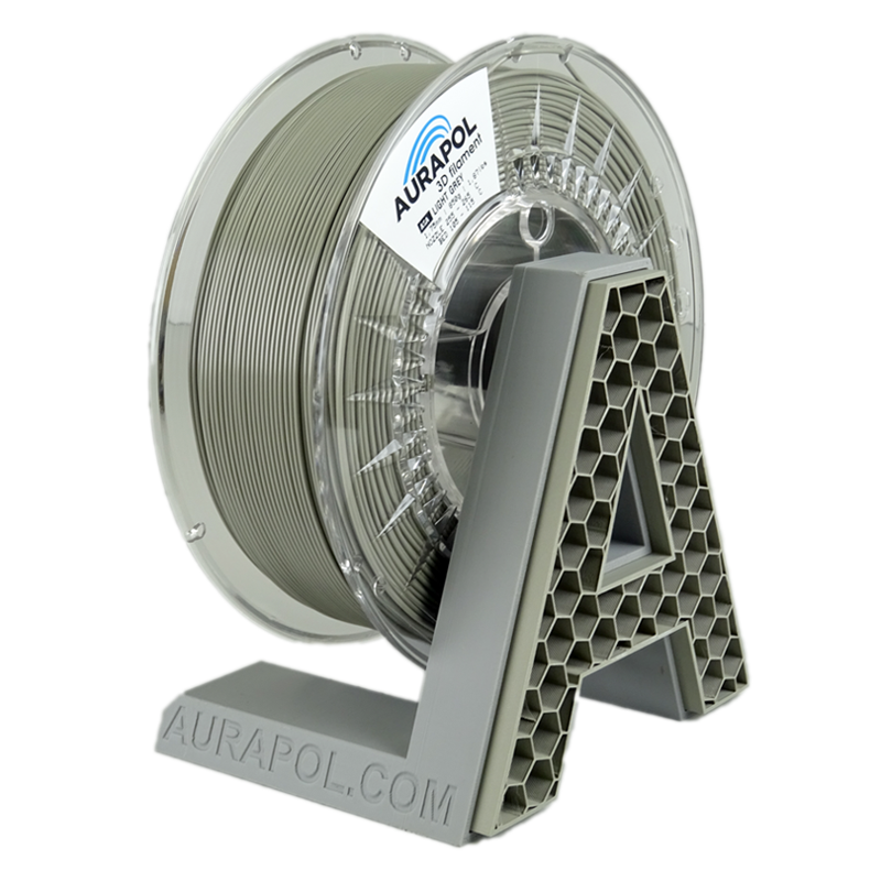 Filament AURAPOL ASA SVĚTLE ŠEDÁ 1,75 mm 850g.