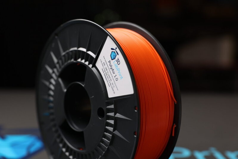 Filament 3DLabPrint POLY AIR 1.0 ORANGE 1,75 mm 1 kg