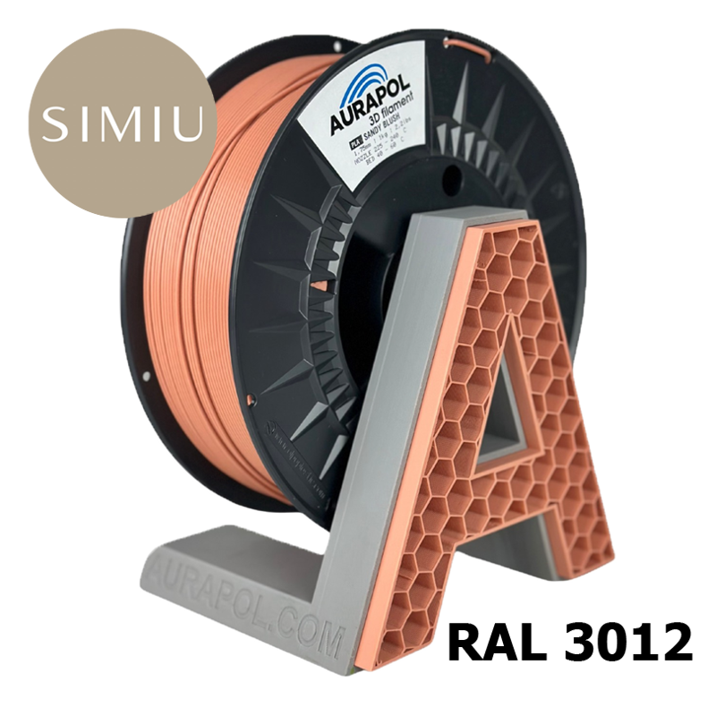 Filament AURAPOL PLA SANDY BLUSH 1,75 mm 1 kg.