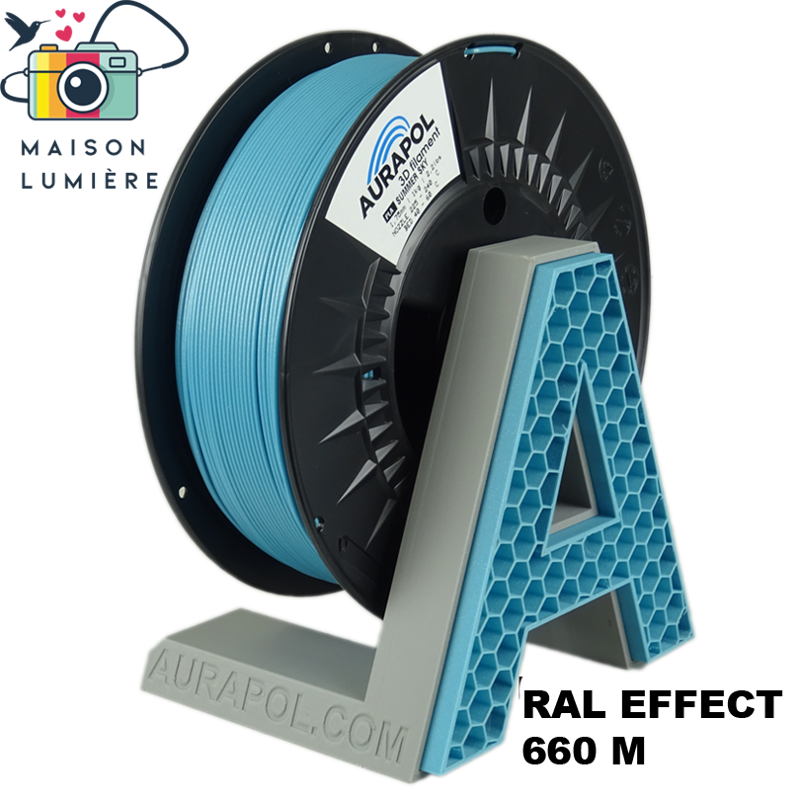Filament AURAPOL PLA SUMMER SKY 1,75 mm 1 kg.