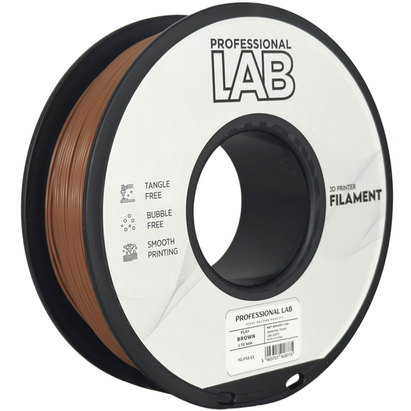 Filament PROFESSIONAL LAB PLA+ HNĚDÁ 1,75 mm 1 kg