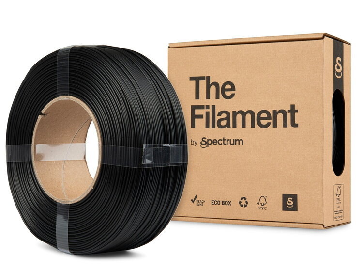 ReFill TheFilament PLA Lite ČERNÁ 1,75 mm 1 kg